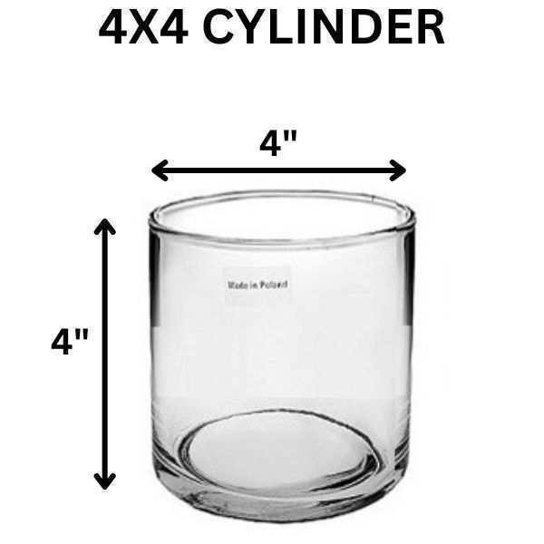 Z35532 CLEAR - CYLINDER GLASS VASE